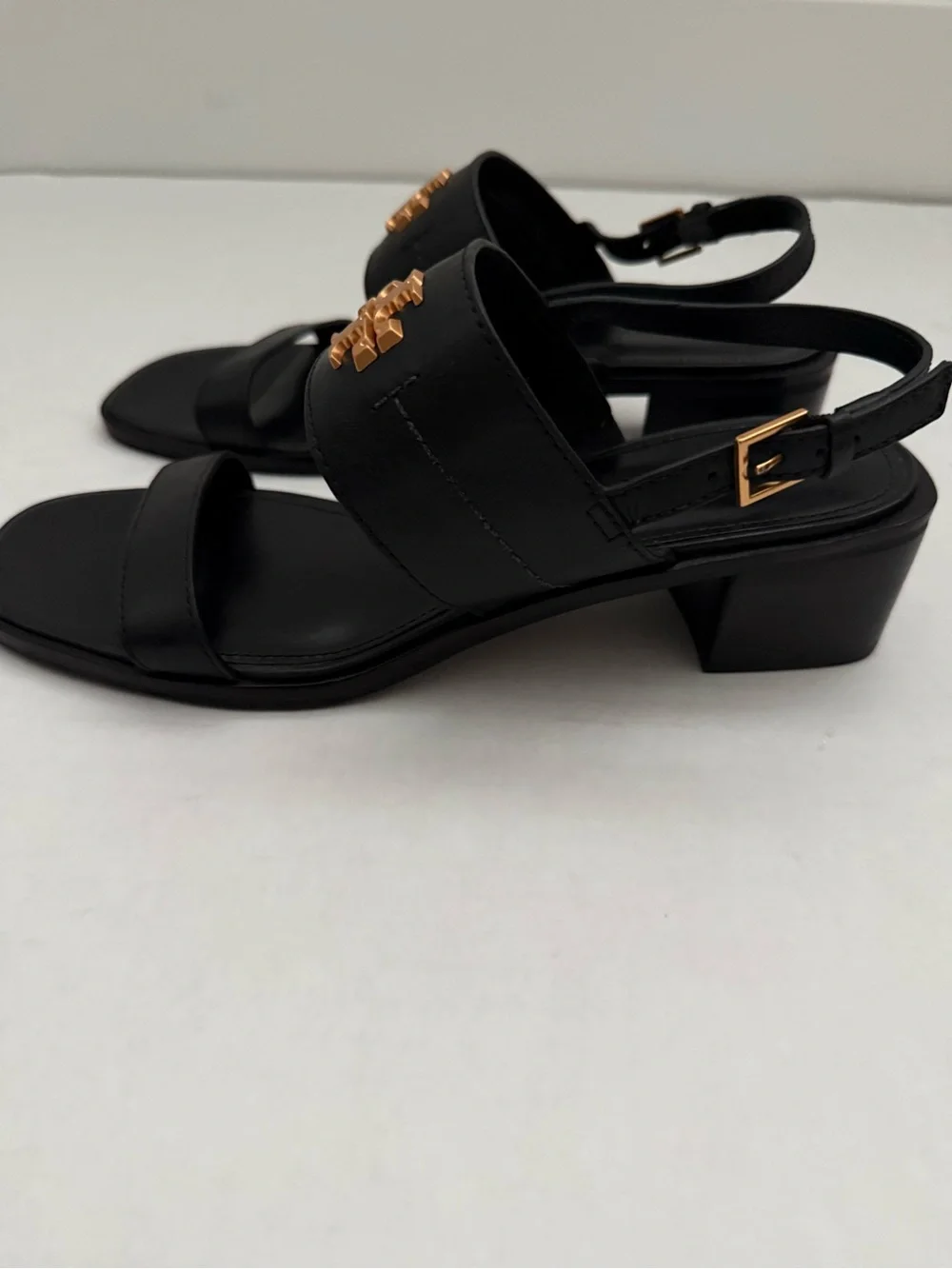 Tory Burch Eleanor Block Heel Sandals Size 10